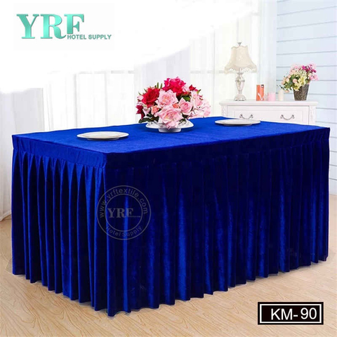 YRF Groothandel Goedkope decoratieve Blauwe Lijst Rok Voor Bruiloft