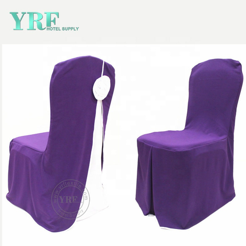 YRF Elegant Chair Purple Wedding Sash Purple Chair Cover