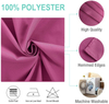 Vierkante tafelkleed Pure Fuchsia 54x54 inch 100% polyester kreukvrij voor hotel