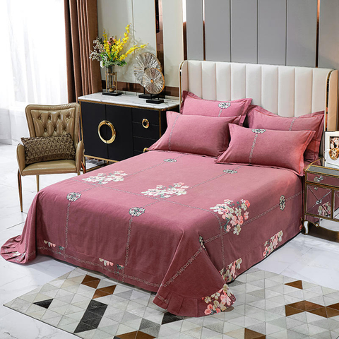 Woondecoratie Beddengoed Goede kwaliteit Comfortabele rimpel voor Queen Size
