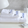100% katoen pure witte luxe op maat gemaakte hoge kwaliteit gebruikte hotelhanddoeken