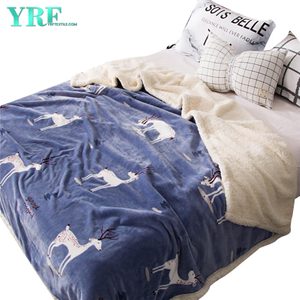 Polyester deken Uniek ontwerp Fluffy Warm Cartoon fawn voor kingsize bed